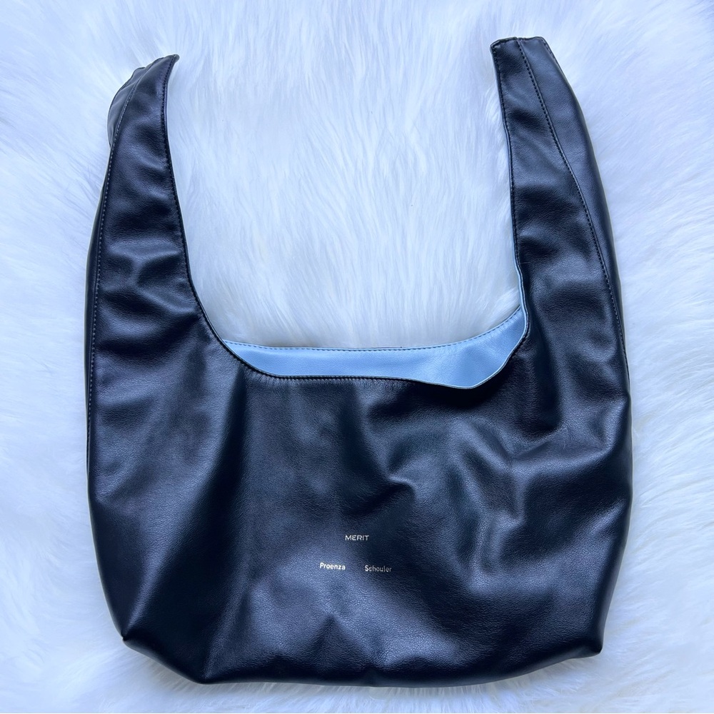 Merit x Proenza Schouler Bag Cosmetic Limited Edition Reversible Vegan Leather - Picture 2 of 11